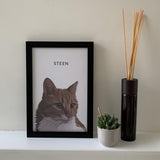 Realistisch portret met naam | Artimal - Huisdier in Uniform