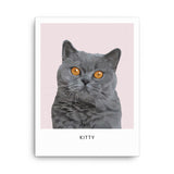 Realistisch Portret - Naam beneden | Artimal - Huisdier in Uniform