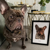 Realistisch Portret - Naam beneden | Artimal - Huisdier in Uniform