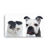 Tweetal - Realistisch zonder naam - Canvas - Artimal (5347132932255)